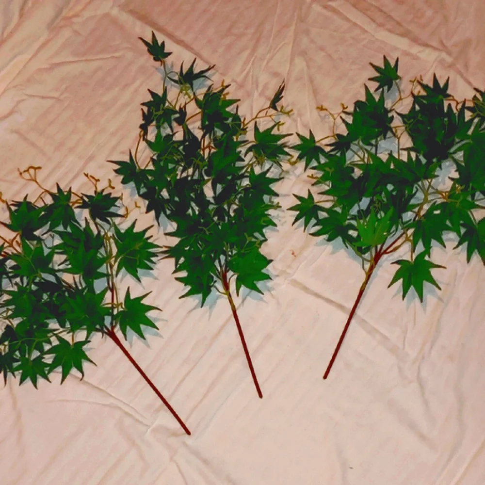 Artificial Green Leaf Bundles x3 * 8